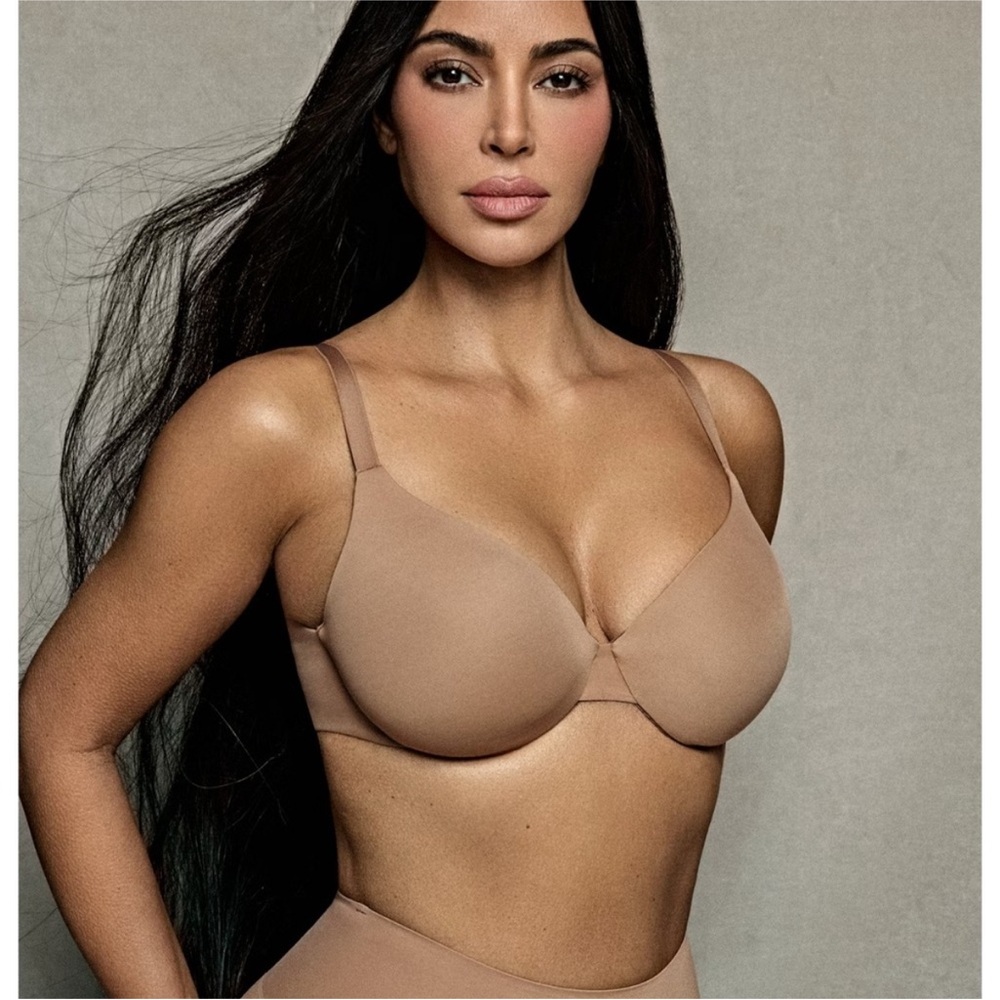 SKIMS Smoothing Intimates‎ Full Coverage Lightly Lined Bra Clay Size 34DDD